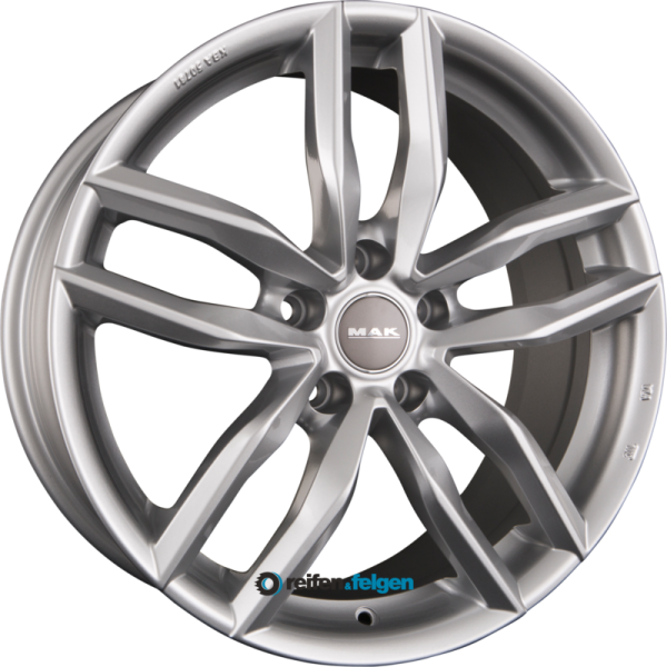 MAK SARTHE 7.5x17 ET30 5x112 NB66.6 Silver