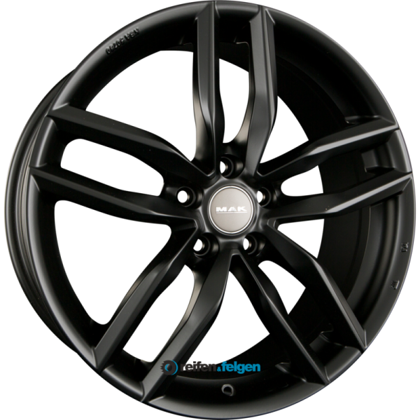 MAK SARTHE 7x17 ET48 5x112 NB57.1 Matt Black