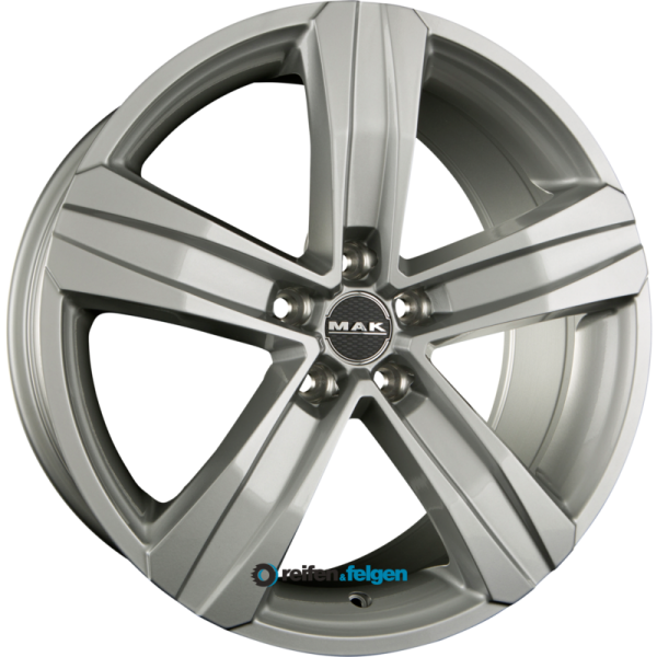 MAK STONE 5 7x17 ET42 5x114.3 NB66.1 Silver