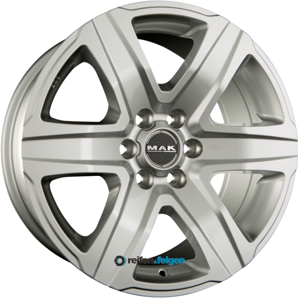 MAK STONE 6 8x18 ET30 6x139.7 NB100.1 Silver