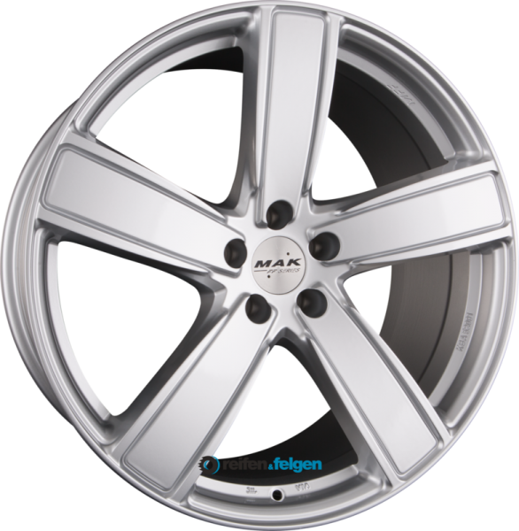 MAK TURISMO 10.5x20 ET19 5x112 NB66.6 Silver