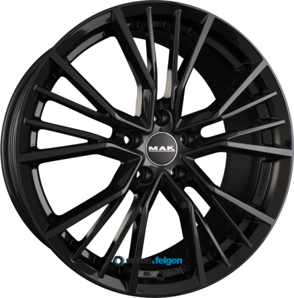 MAK UNION 8.5x21 ET43 5x112 NB66.6 Gloss Black
