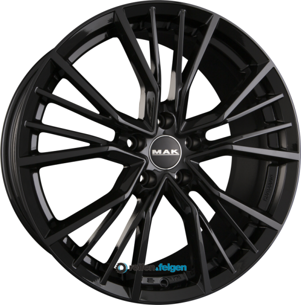 MAK UNION 9x20 ET42 5x112 NB57.1 Gloss Black