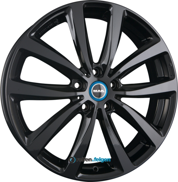 MAK WATT 5x19 ET28 5x112 NB66.6 Gloss Black