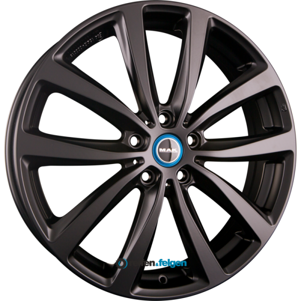 MAK WATT 5x19 ET43 5x112 NB66.6 Matt Black