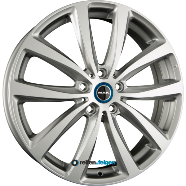MAK WATT 5x19 ET43 5x112 NB66.6 Silver