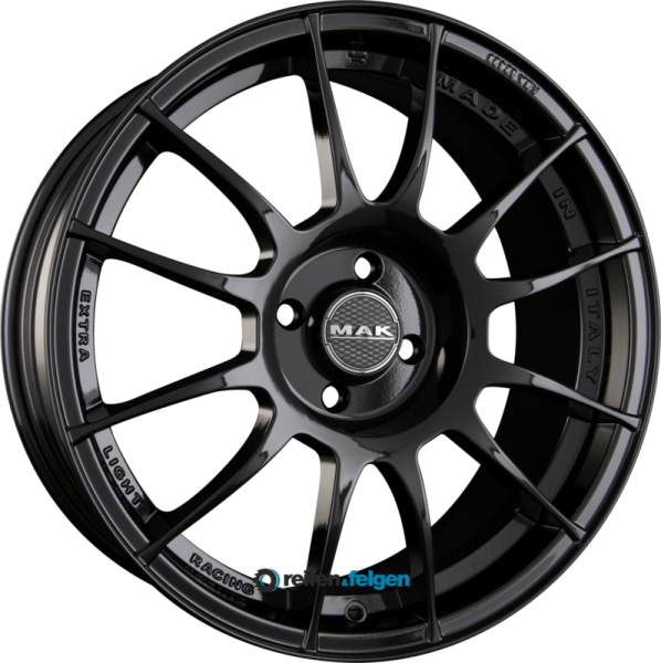 MAK XLR 7.5x18 ET45 4x108 NB63.4 Gloss Black