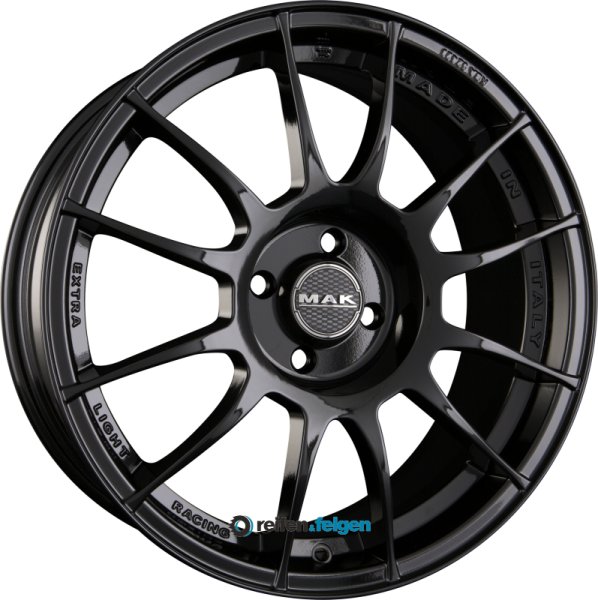 MAK XLR 7x16 ET45 4x108 NB63.4 Gloss Black