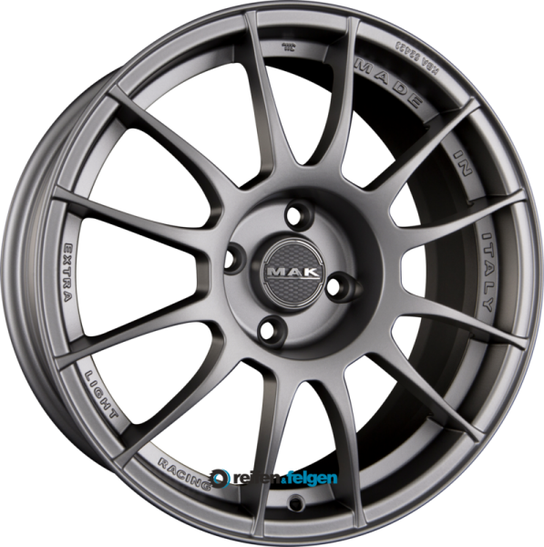 MAK XLR 7x17 ET25 4x108 NB65.1 Matt Graphite
