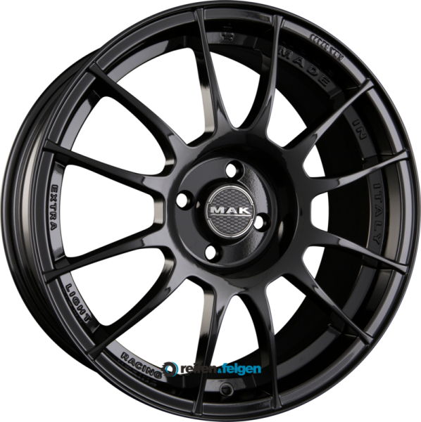 MAK XLR 7x17 ET35 4x100 NB60.1 Gloss Black