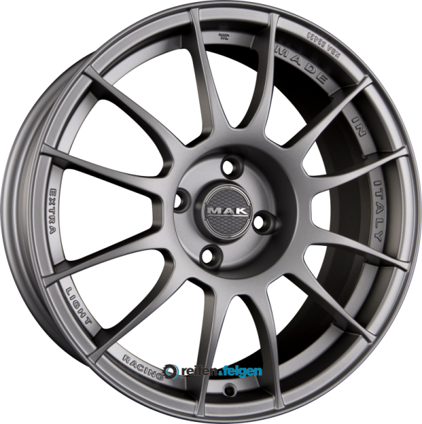MAK XLR 7x17 ET35 5x114.3 NB67.1 Matt Graphite