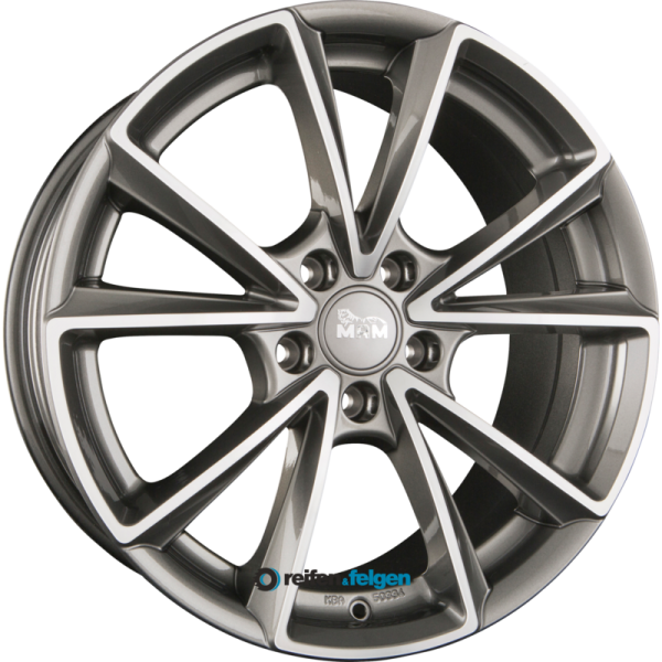 MAM MAM A5 8.5x20 ET45 5x112 NB66.6 Palladium Front Polished (PFP)