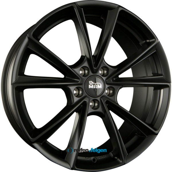 MAM MAM A5 8x19 ET30 5x112 NB66.6 Matt Black Painted (MBP)