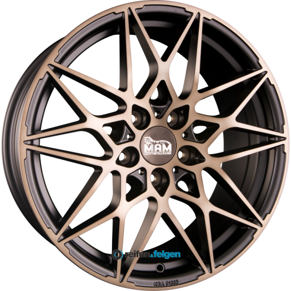 MAM MAM B2 8.5x19 ET30 5x112 NB72.6 Matt Black Bronze (MBB)