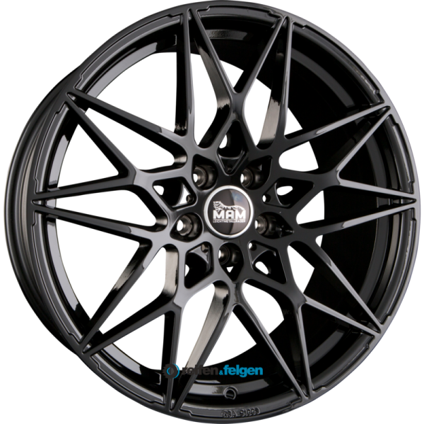 MAM MAM B2 8.5x19 ET45 5x112 NB72.6 Black Painted (BP)