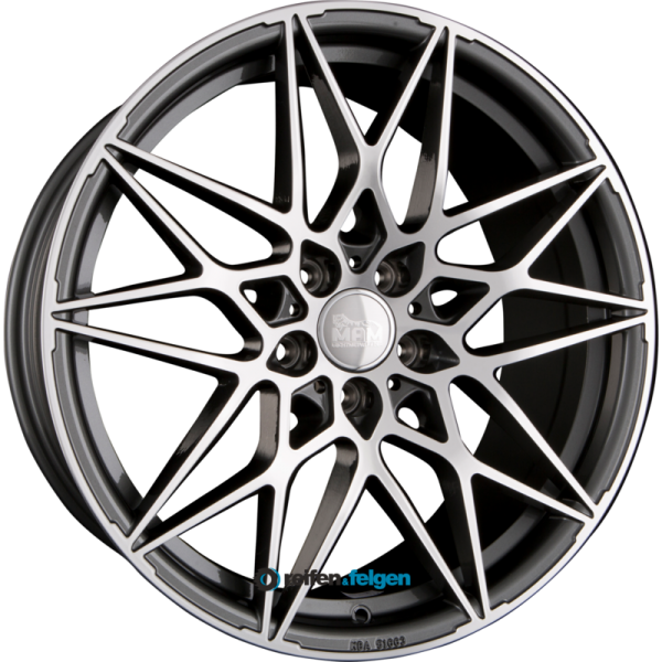 MAM MAM B2 8x18 ET30 5x112 NB72.6 Palladium Front Polish (PFP)