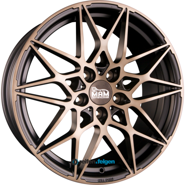 MAM MAM B2 8x18 ET45 5x112 NB72.6 Matt Black Bronze (MBB)
