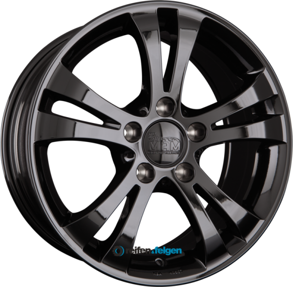 MAM MAM D2 7.5x16 ET45 5x112 NB66.6 Black Painted (BP)