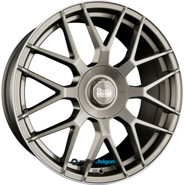 MAM MAM GT.1 8.5x20 ET30 5x112 NB66.6 Palladium Lip Polish (PLP)