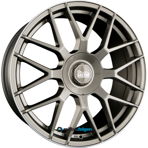 MAM MAM GT.1 9.5x19 ET30 5x112 NB66.6 Palladium Lip Polish (PLP)