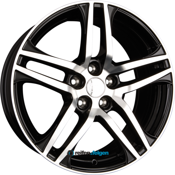MAM MAM RS2 8x19 ET30 5x114.3 NB72.6 Black Front Polish (BFP)