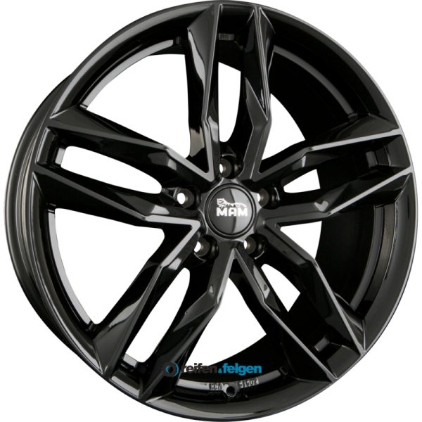 MAM MAM RS3 8.5x19 ET45 5x112 NB66.6 Black Painted (BP)