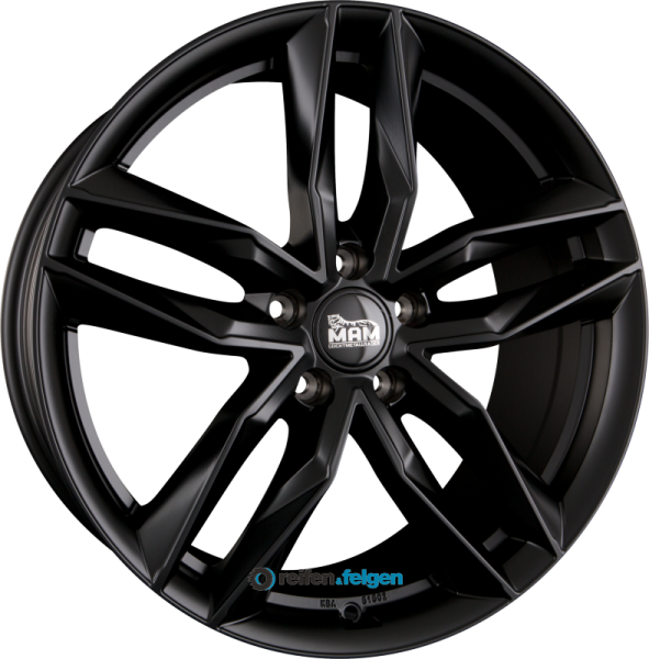 MAM MAM RS3 8.5x20 ET45 5x112 NB66.6 Matt Black Painted (MBP)
