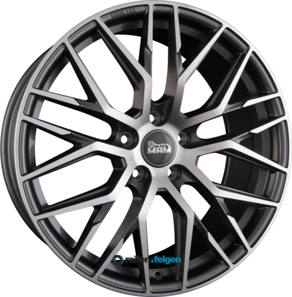 MAM MAM RS4 8.5x20 ET30 5x112 NB72.6 Palladium Front Polished (PFP)
