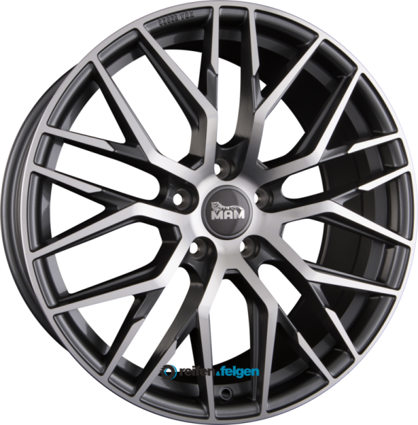 MAM MAM RS4 8x18 ET30 5x112 NB72.6 Palladium Front Polished (PFP)