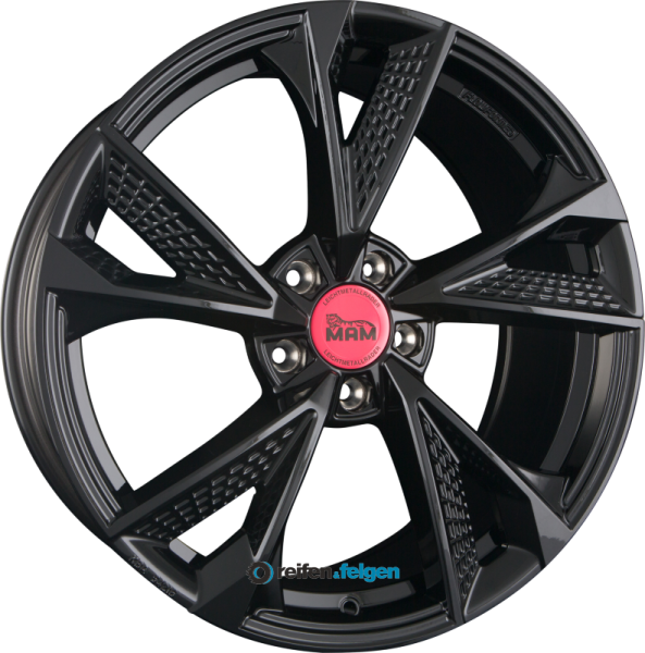 MAM MAM RS6 8x18 ET30 5x114.3 NB72.6 Black Painted (BP)