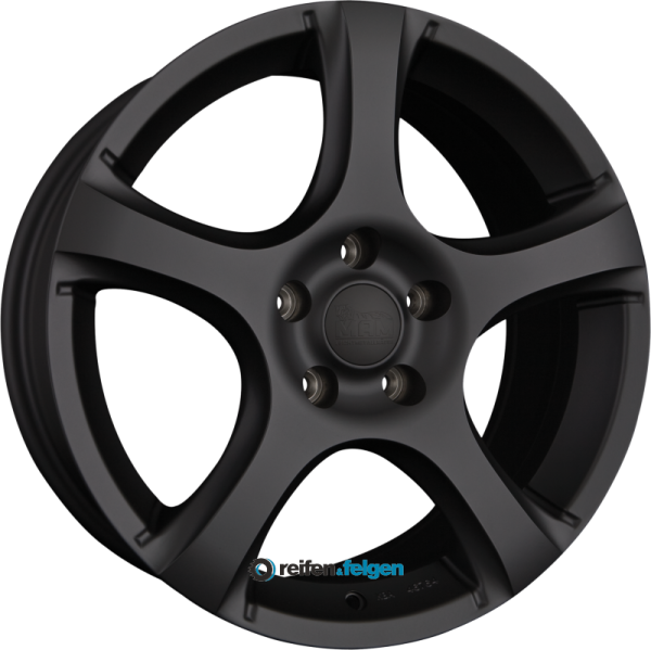 MAM MAM W2 7.5x17 ET37 5x112 NB72.6 Matt Black Painted (MBP)
