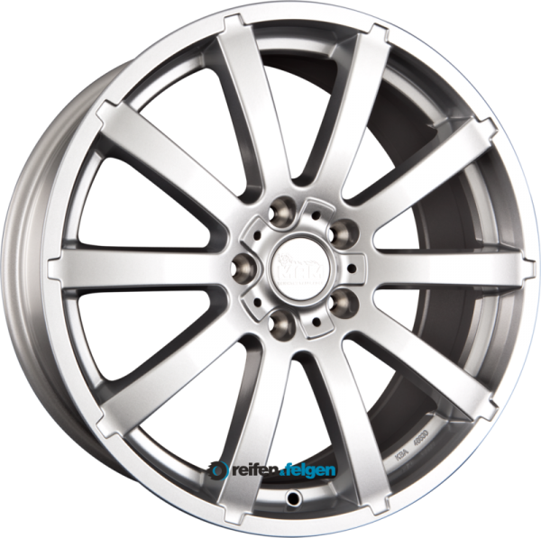 MAM MAM W3 7x17 ET40 5x114.3 NB72.6 Silver Painted (SL) werk91-4 Silber