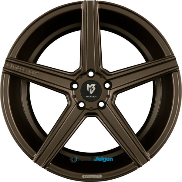 MB-DESIGN KV1 10.5x20 ET15 5x120 NB72.5 Bronze Seidenmatt