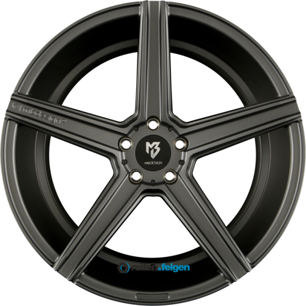 MB-DESIGN KV1 10x22 ET21 5x112 NB75 Mattgrau