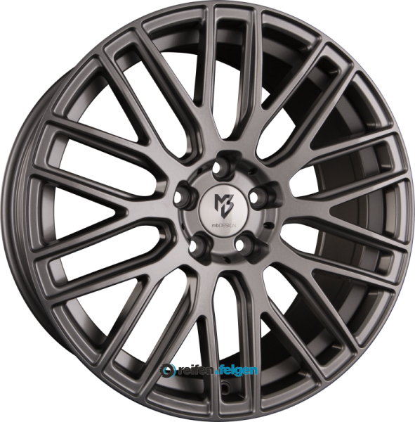 MB-DESIGN KV4 8.5x18 ET45 5x112 NB75 Mattgrau