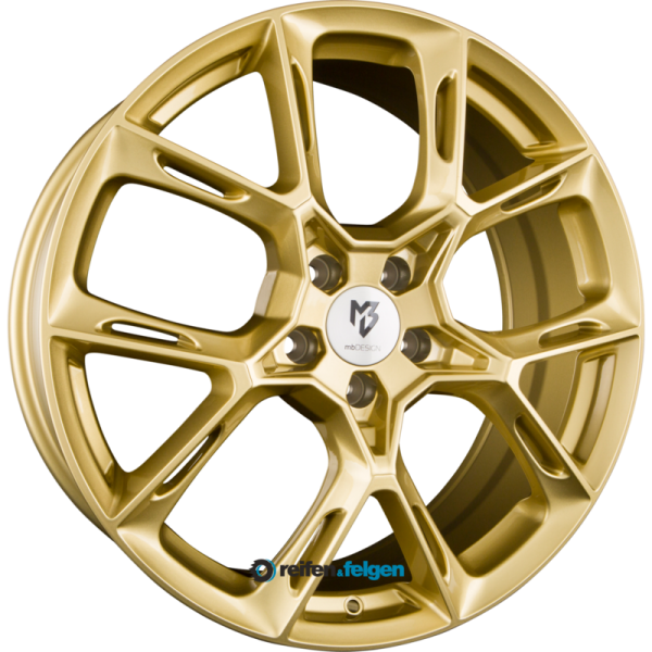 MB-DESIGN KX1 9x21 ET26 5x112 NB75 Gold Glänzend