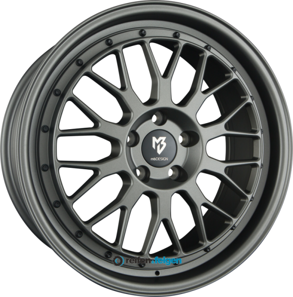 MB-DESIGN LV1 7.5x18 ET34 5x110 NB75 Mattgrau