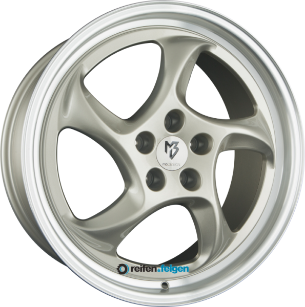 MB-DESIGN TURBO 9x19 ET42 5x114.3 NB75 Champagner Glänzend Lackiert Aussenbett Poliert