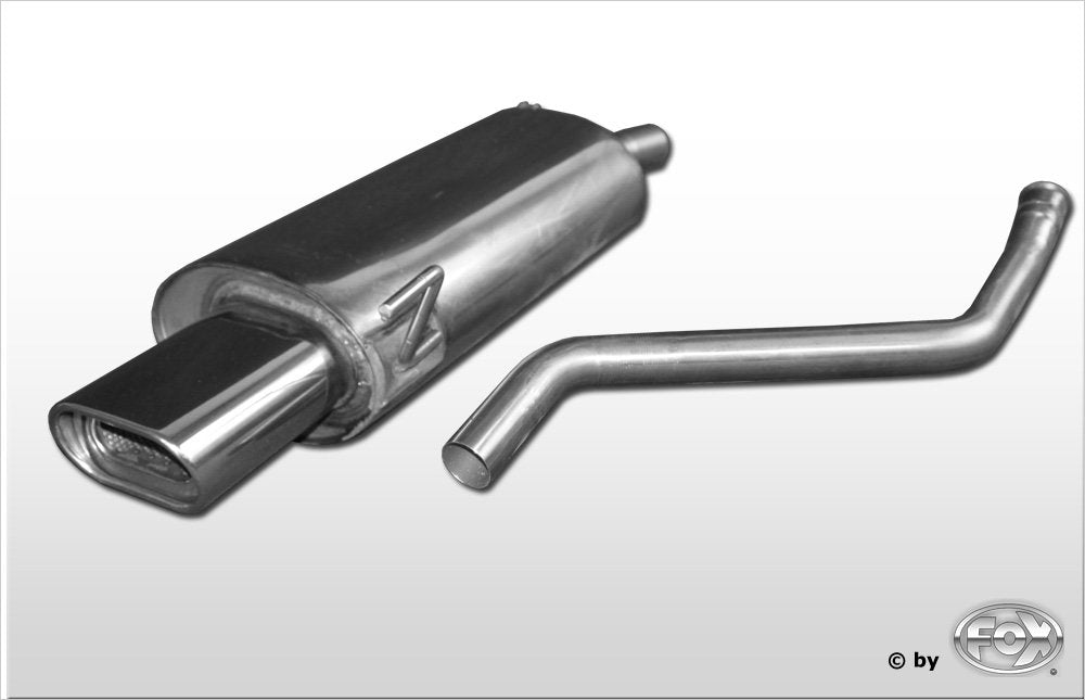 Fox Auspuff Sportauspuff Komplettanlage für Audi 80 B4 2,0l 66/85kW 1,9l D