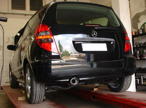 Fox Auspuff Sportauspuff Sportendschalldämpfer für Mercedes A-Klasse W169 2,0l