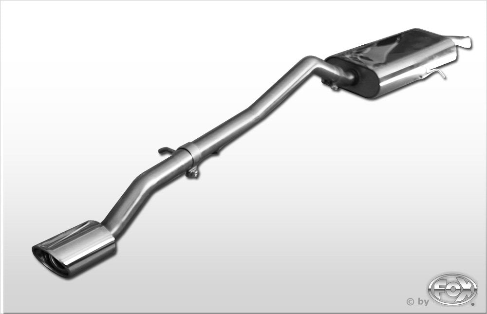 Fox Auspuff Sportauspuff Sportendschalldämpfer für Mercedes A-Klasse W169 2,0l
