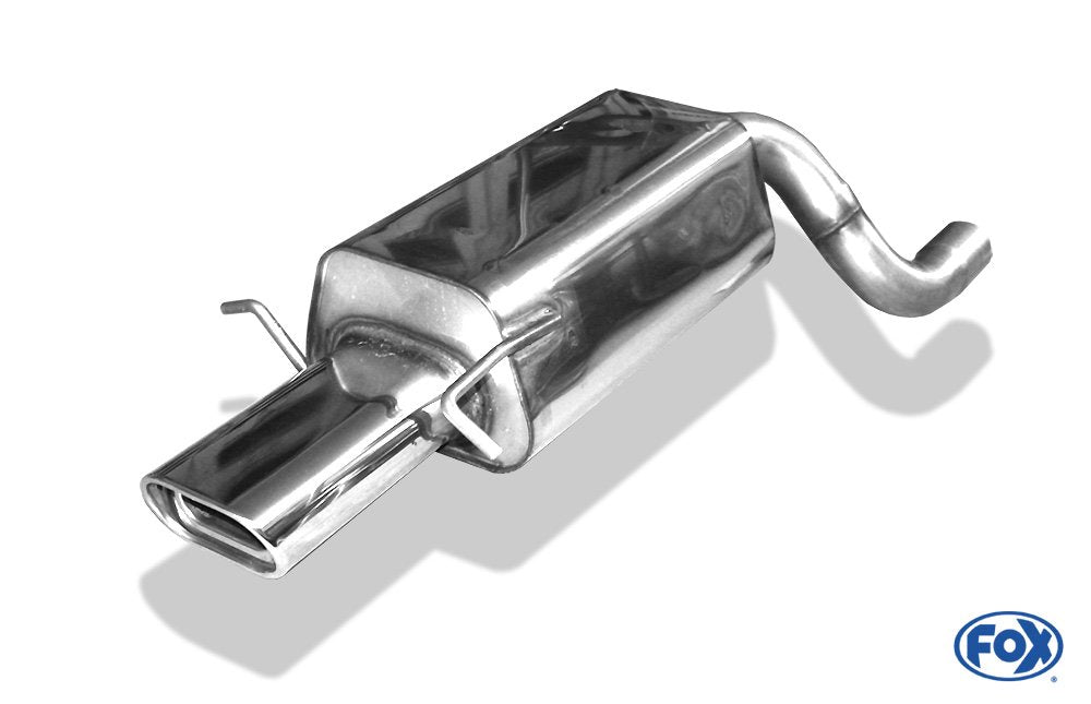 Fox Auspuff Sportauspuff Endschalldämpfer für Mercedes C-Klasse W203/ S203 2,2l