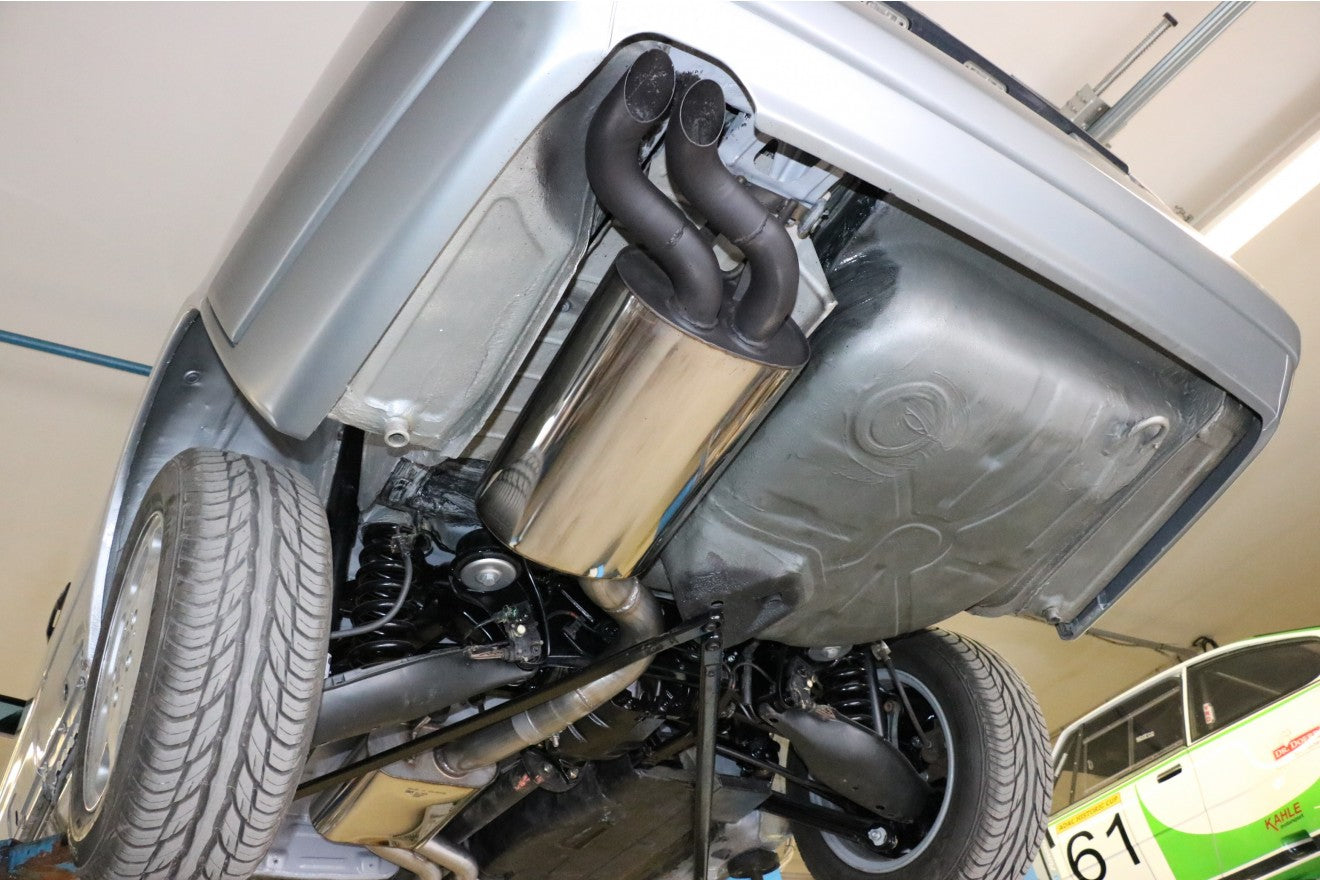 Fox Auspuff Sportauspuff Komplettanlage für Mercedes E-Klasse W124 Cabrio 3.2