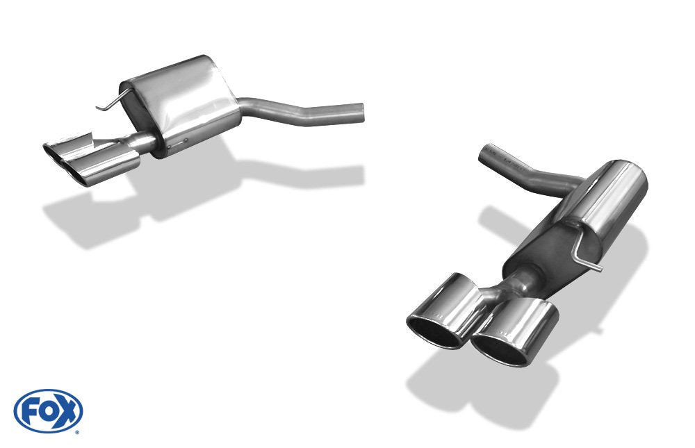 Fox Duplex Auspuff Sportauspuff Endschalldämpfer für Mercedes E-Klasse W212 5.5l