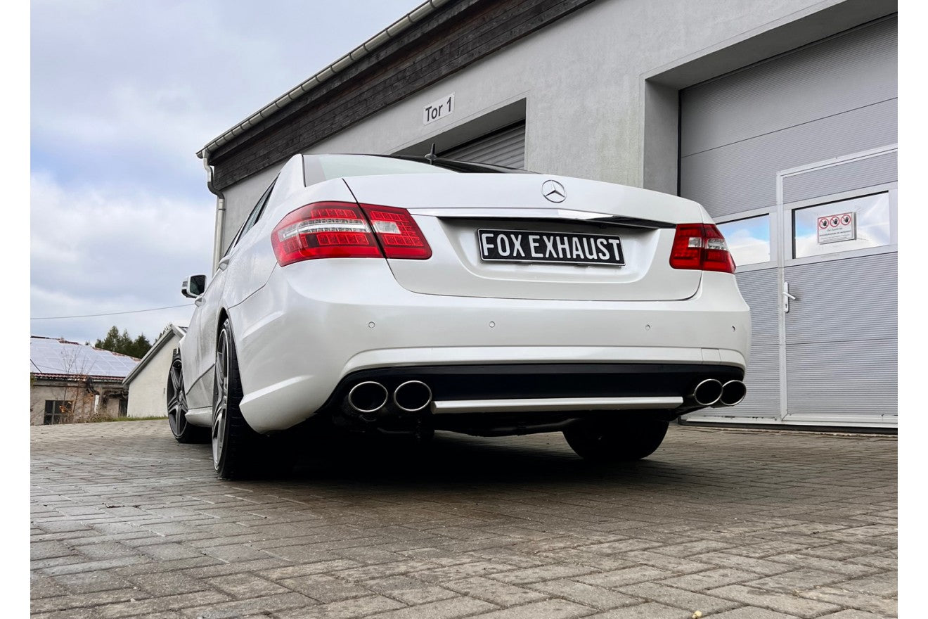 Fox Duplex Auspuff Sportauspuff Komplettanlage für Mercedes E-Klasse 212