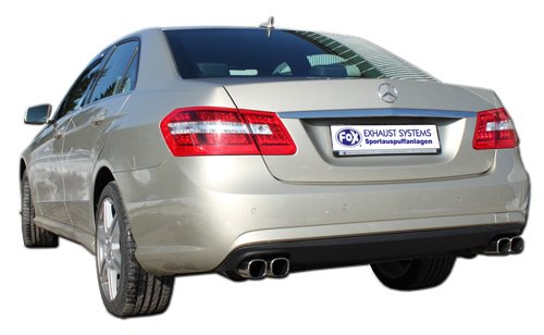 Fox Duplex Auspuff Sportauspuff Endschalldämpfer für Mercedes E-Klasse W212 5.5l