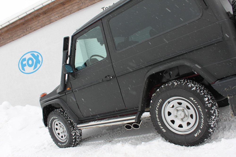 Fox Sportauspuff Endschalldämpfer für Mercedes G-Klasse 463 3,0l 3,2l 3,0l TD