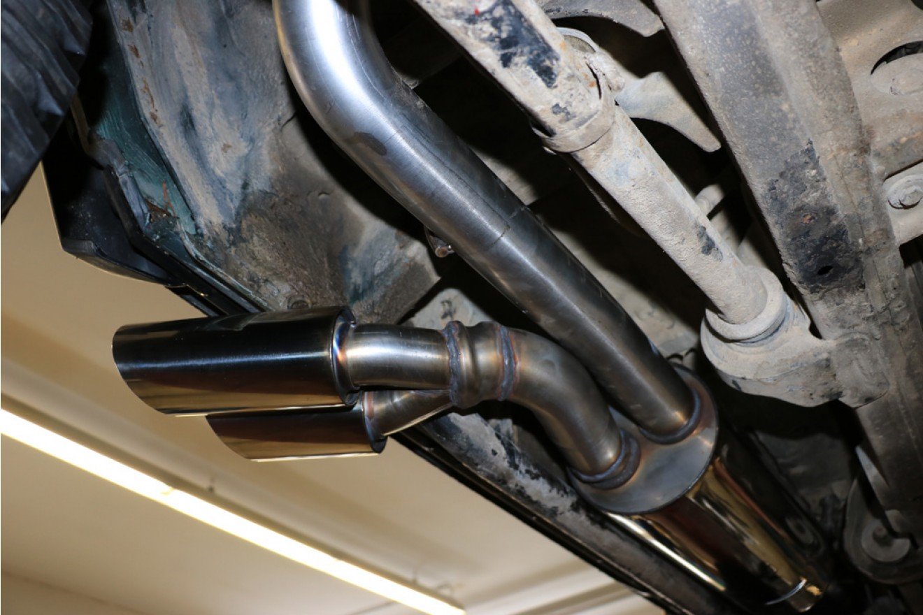 Fox Auspuff Sportauspuff Endschalldämpfer für Mercedes G-Klasse Cabrio W463