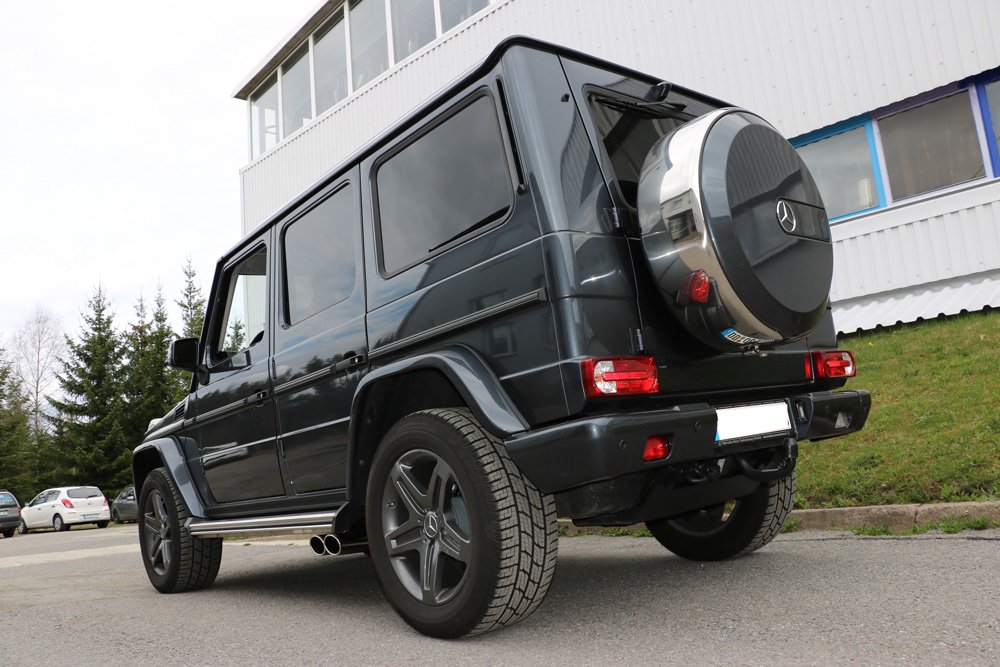 Fox Auspuff Sportauspuff Endrohrsystem für Mercedes G-Klasse 463 3.0l D