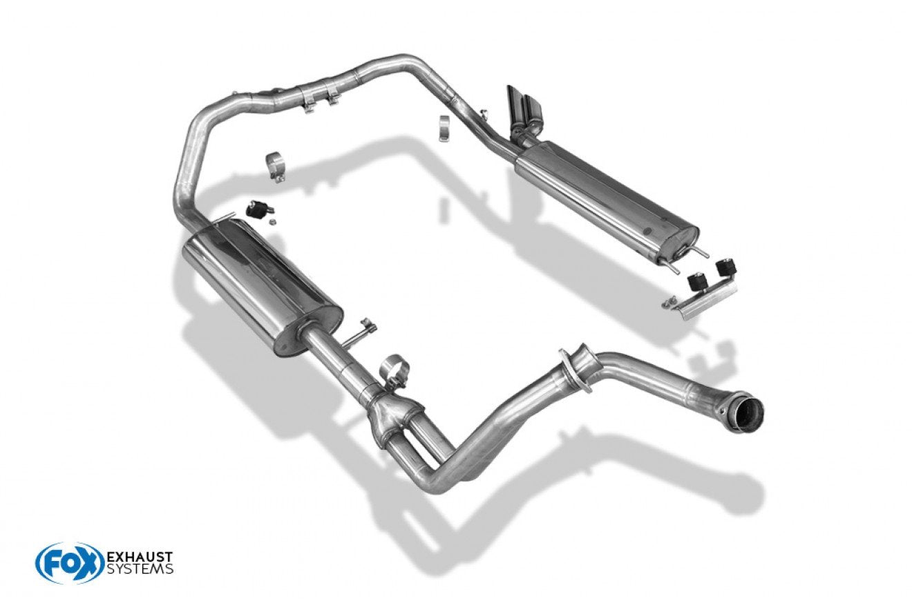 Fox Auspuff Sportauspuff Komplettanlage für Mercedes G-Klasse 463-300 GD 3,0l D